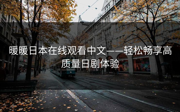 暖暖日本在线观看中文——轻松畅享高质量日剧体验