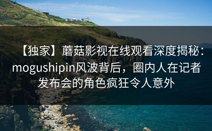 【独家】蘑菇影视在线观看深度揭秘:mogushipin风波背后,圈内人在记者发布会的角色疯狂令人意外 【独家】蘑菇影视在线观看深度揭秘:mogushipin风波背后,圈内人在记者发布会的角色疯狂令人意外